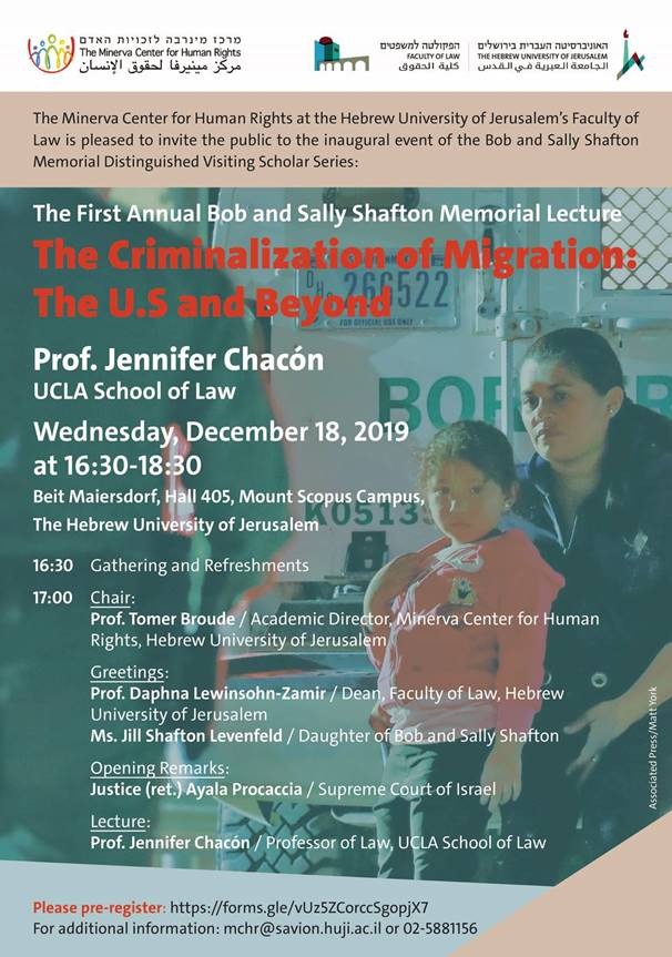 The Criminalization of Migration in the U.S. and Beyond