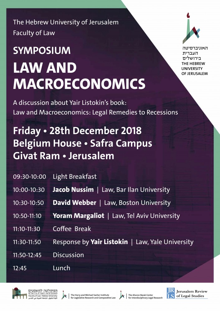 LAW AND MACROECONOMICS