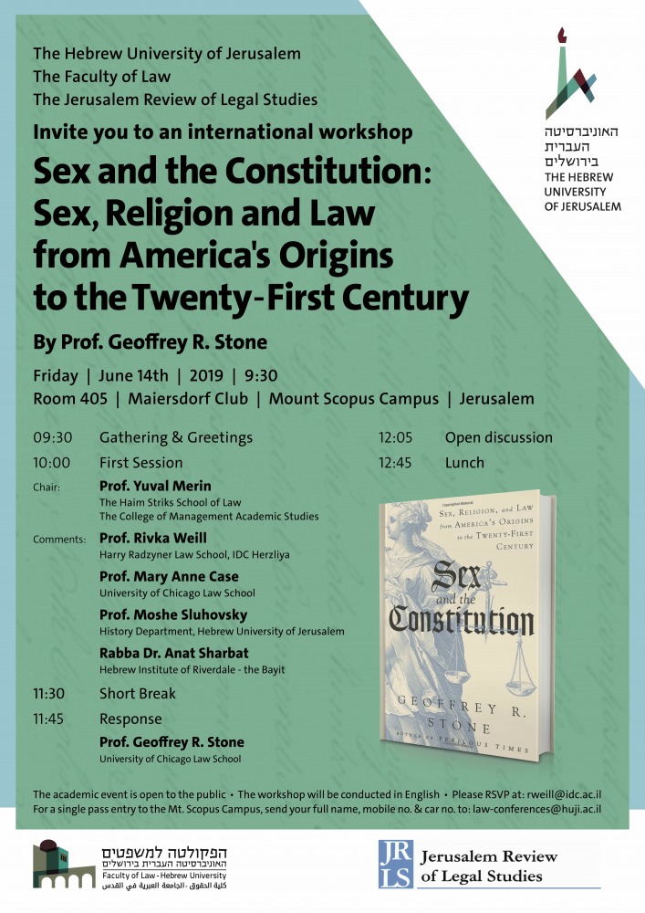 Sex and the Constitution- Sex, Religion and Law from America's Origins to the Twenty-First Century